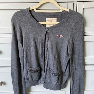 Hollister Gray Cardigan